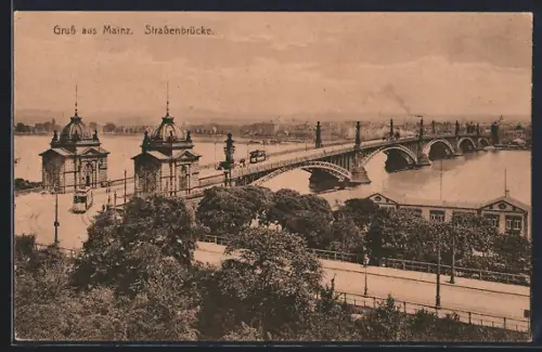AK Mainz, Strassenbrücke