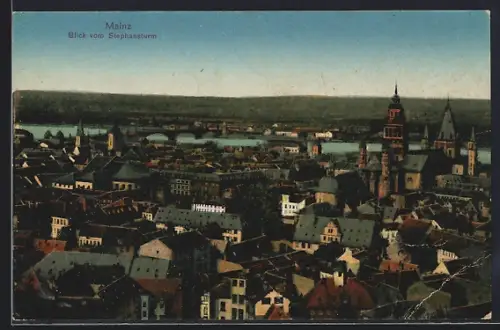 AK Mainz, Blick vom Stephansturm