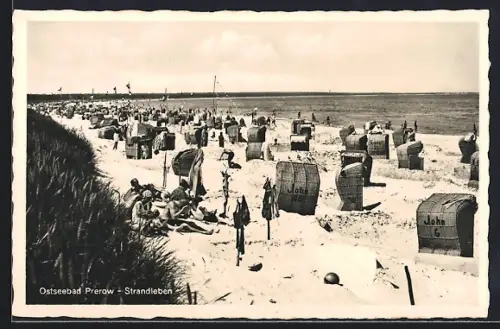 AK Prerow, Strandleben, 