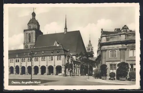 AK Dessau, Am grossen Markt