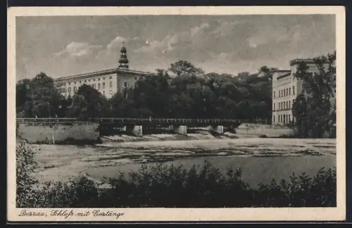AK Dessau, Schloss mit Gestänge