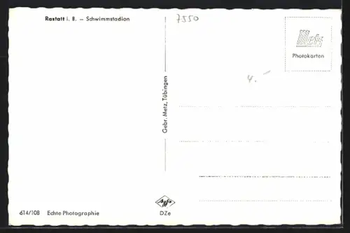 AK Rastatt i. B., Schwimmstadion, Freibad, Badegäste