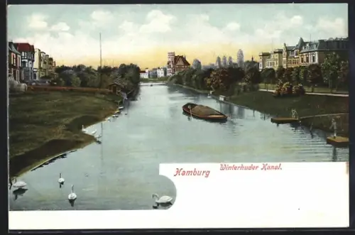 AK Hamburg-Winterhude, Winterhuder Kanal