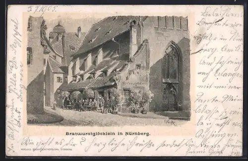 Künstler-AK Nürnberg, Bratwurstglöcklein