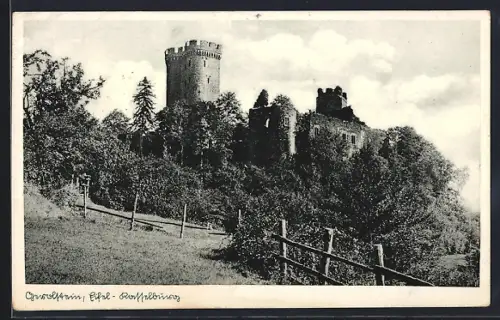 AK Gerolstein /Eifel, Burgruine Kasselburg