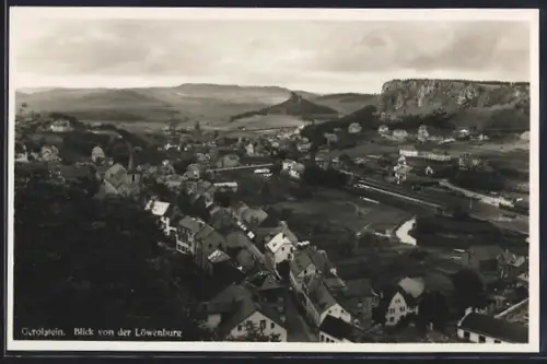 AK Gerolstein, Blick von der Löwenburg