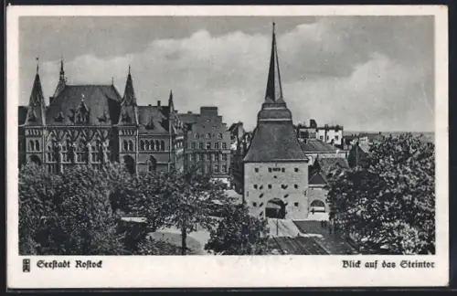 AK Rostock, Blick auf das Steintor