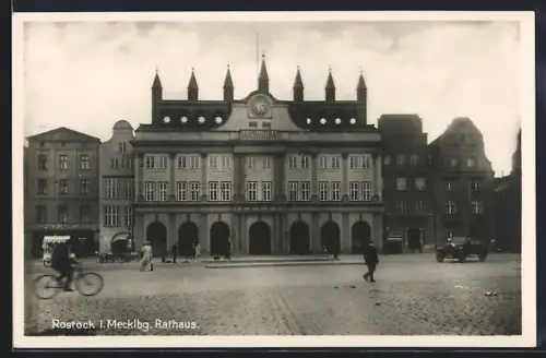 AK Rostock i. Mecklbg., Rathaus