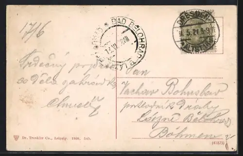 AK Leipzig, Neues Rathaus vom Peterskirchturm