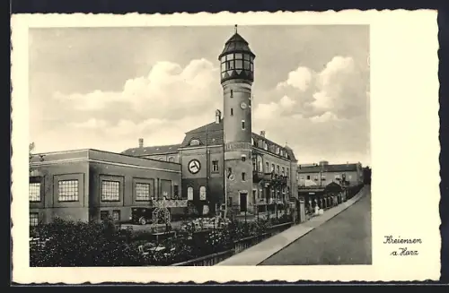 AK Kreiensen a. Harz, Strassenpartie im Ort