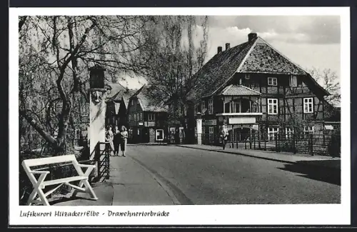 AK Hitzacker /Elbe, Drawehnertorbrücke