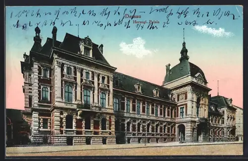 AK Dessau, Herzogl. Palais