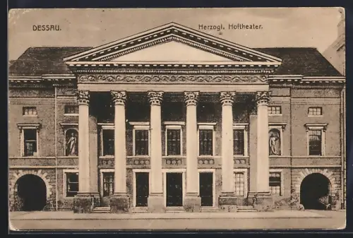 AK Dessau, Herzogliches Hoftheater