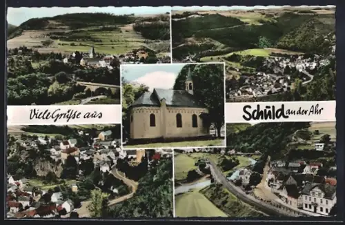 AK Schuld an der Ahr, Schorn-Kapelle, Ortsansichten