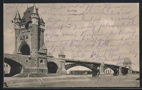 AK Worms, Ludwigsbrücke
