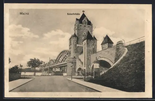 AK Mainz, Kaiserbrücke