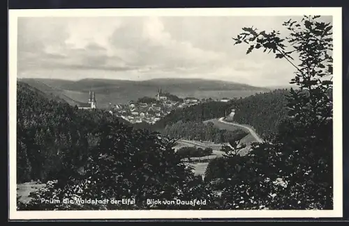 AK Prüm /Eifel, Blick von Dausfeld