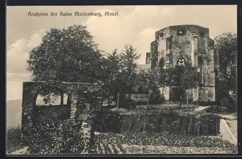 AK Marienburg /Mosel, Ruine Marienburg