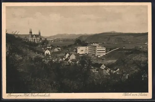AK Remagen, Höhere Knabenschule, Blick von Süden