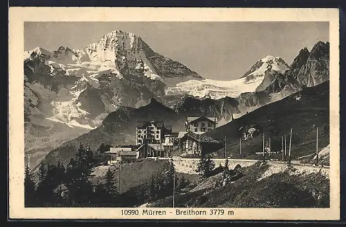 AK Mürren, Panorama mit Breithorn