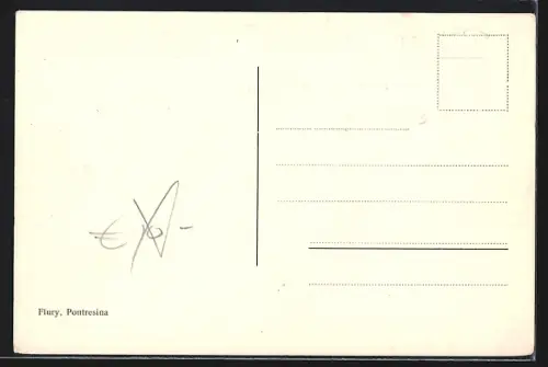AK Pontresina, Teilansicht mit Julierkette