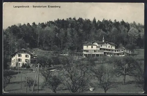 AK Langenbruck, Sanatorium Erzenberg
