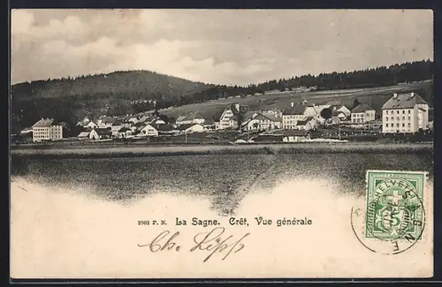 AK La Sagne /NE, Crêt, Vue générale