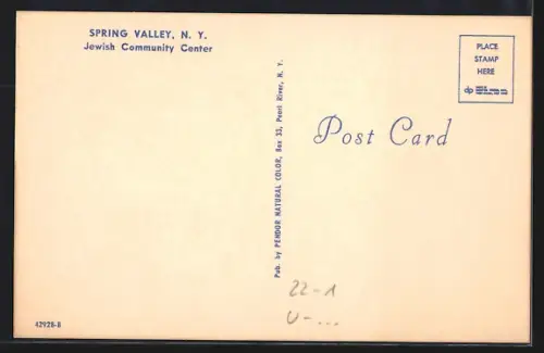 AK Spring Valley, NY, Jewish Community Center