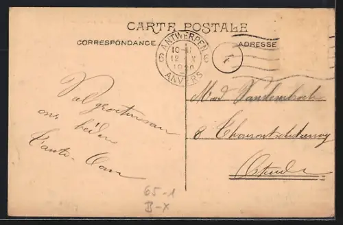 AK Anvers, Gare du Sud