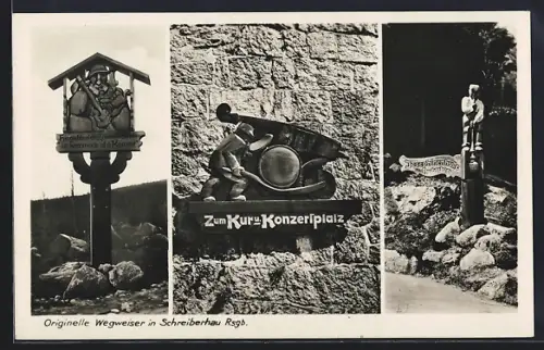 AK Schreiberhau, Originelle Wegweiser