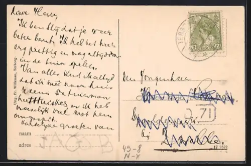 AK Terborg, Gezicht op den Paaschberg