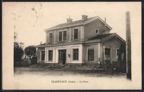 AK Clairvaux /Aube, La Gare