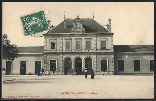 AK Romilly-sur-Seine, La Gare