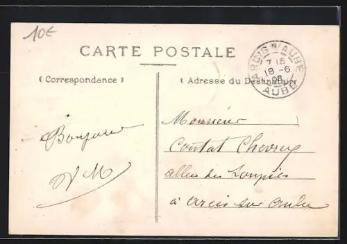 AK Romilly-sur-Seine, La Gare