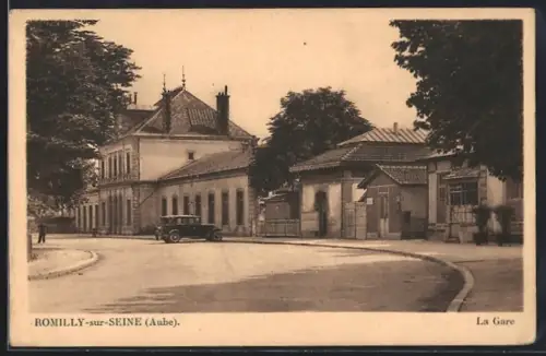 AK Romilly-sur-Seine /Aube, La Gare
