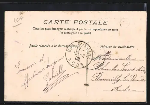 AK Romilly-sur-Seine, La Gare