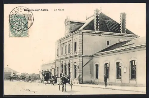 AK Romilly-sur-Seine, La Gare