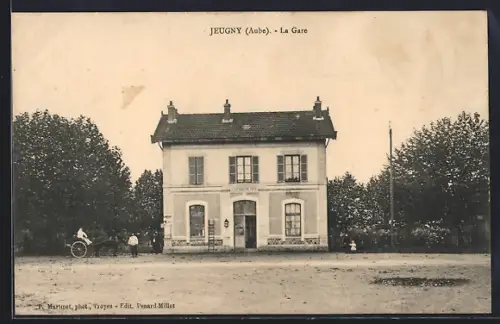 AK Jeugny /Aube, La Gare