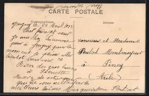 AK Jeugny /Aube, La Gare
