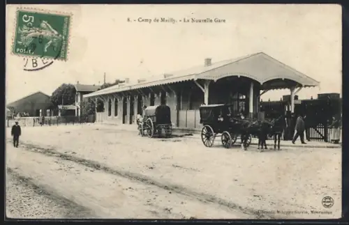 AK Camp de Mailly, La Nouvelle Gare