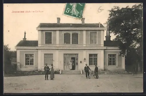 AK Jessains /Aube, La Gare