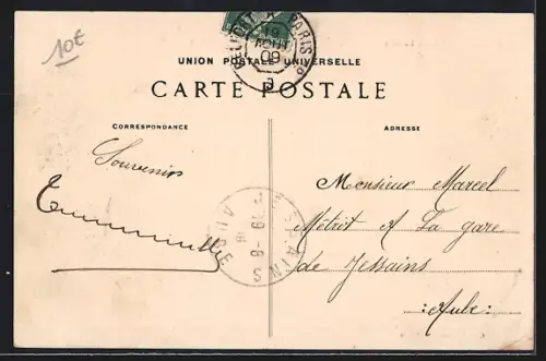 AK Jessains /Aube, La Gare