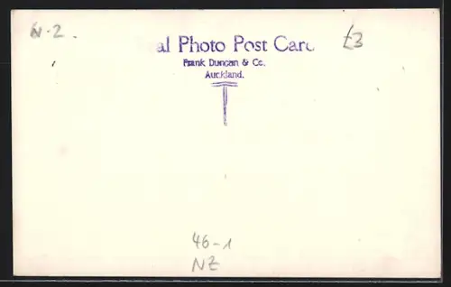 AK Wellington, Oriental Bay, Strassenbahn