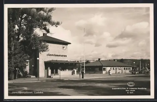 AK Ludvika, Järnvägsstationen, Bahnhof