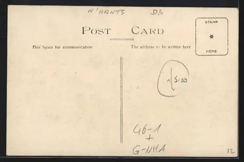 AK Northampton, The Drapery, Strassenbahn