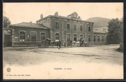 AK Tarare, La Gare, Bahnhof