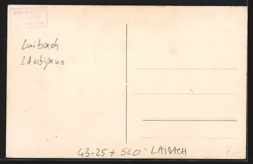 Foto-AK Laibach, Sängerfest im Stadion