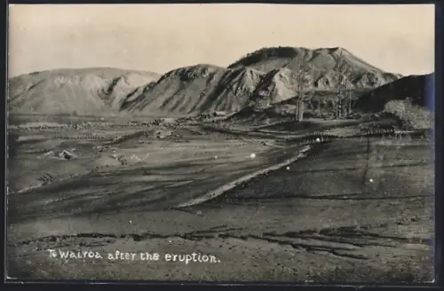 AK Te Wairoa, After the eruption, Vulkan