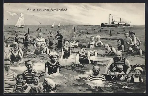 AK Misdroy, Badegäste im Familienbad