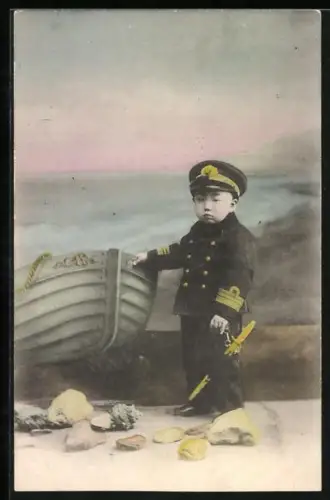 AK Prinz von Japan in Marine-Uniform